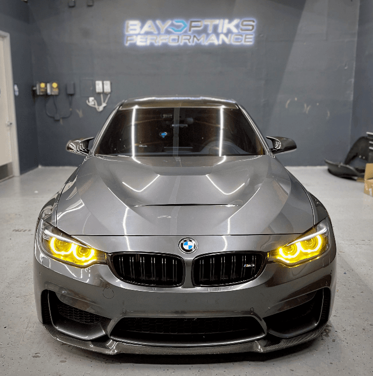 F8X F80 M3 F82 M4 F32 Series CSL Yellow Headlight DRL Module Upgrade (2014 - 2017 PRE-LCI Xenon Only)
