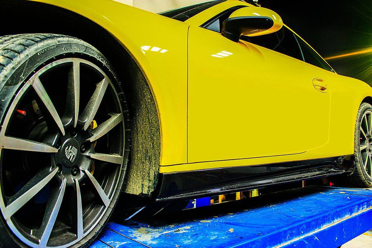 Porsche 911 991.1 Carrera S VRS Style Carbon Fiber Side Skirts 2012-2015