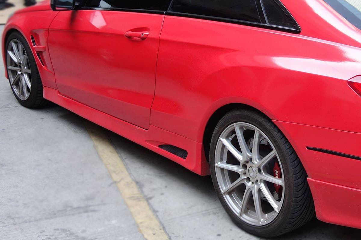 Mercedes Benz E Class W207 Coupe LRS Style Side Skirts 2010-2013