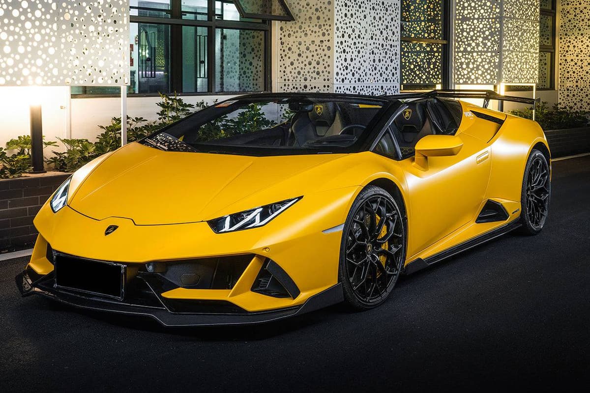 Lamborghini Huracan EVO OD Style Dry Carbon Fiber Side Skirts 2020-2023
