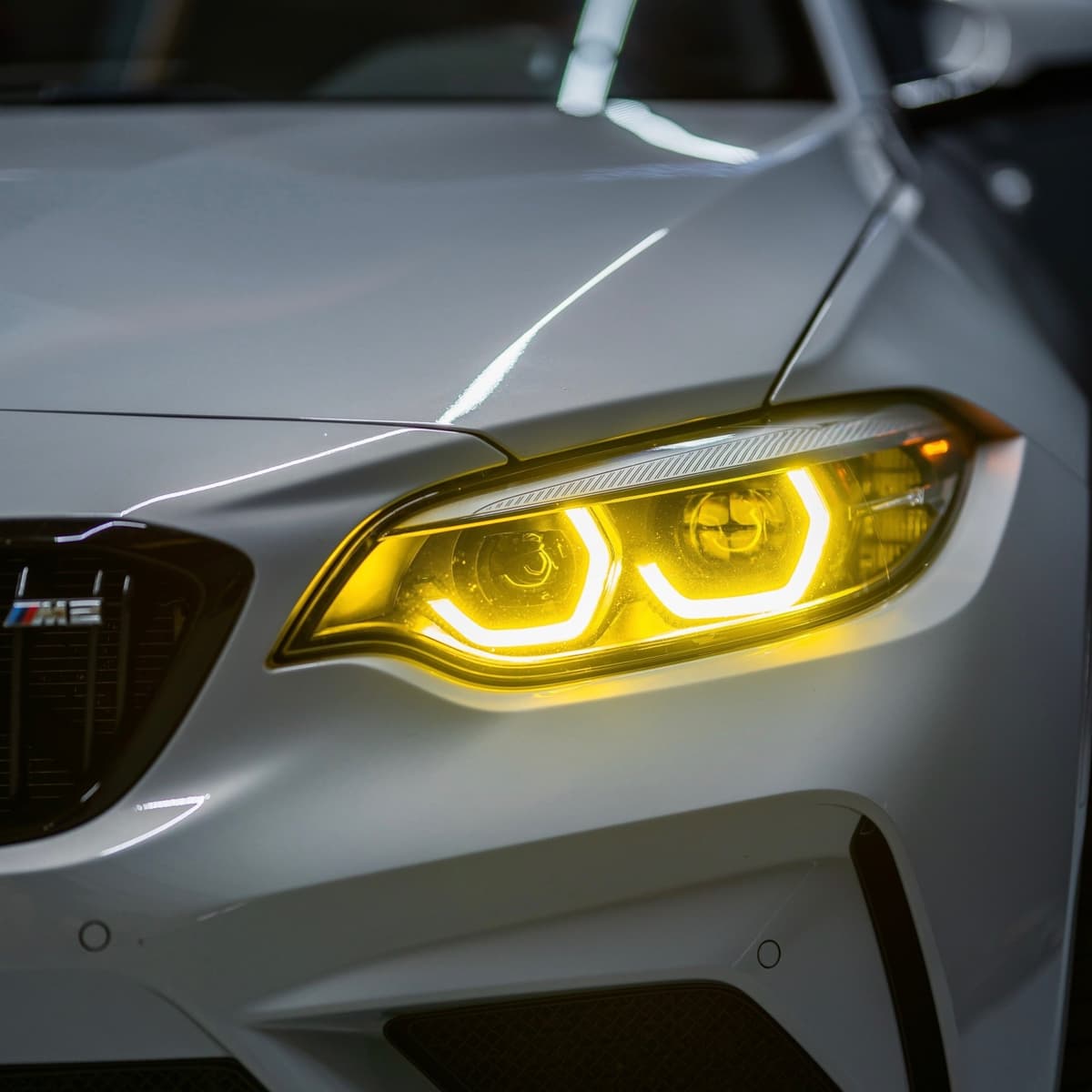 F87 M2 F22 2 Series CSL Yellow Headlight DRL Module Upgrade (2018 - 2021 LCI LED Only)